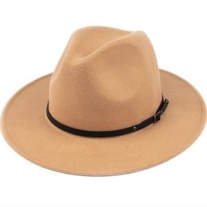 Women's felt fedora hat